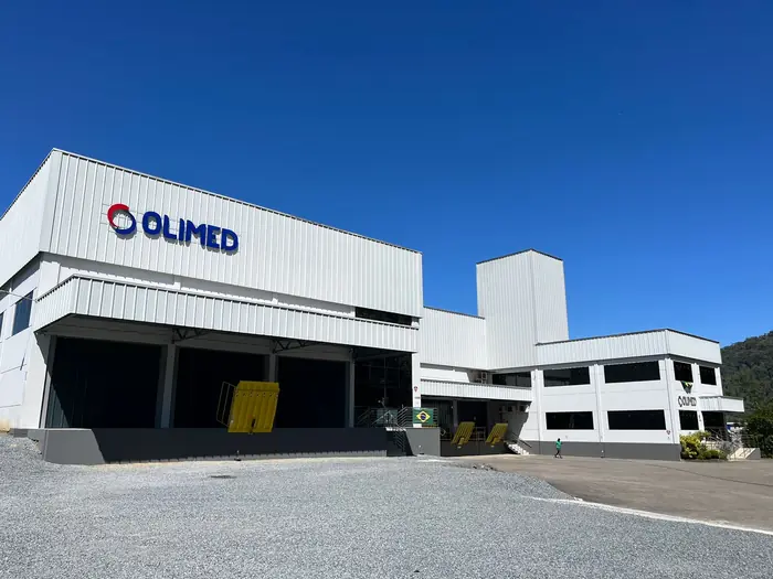 Fachada da Olimed em Blumenau (SC)